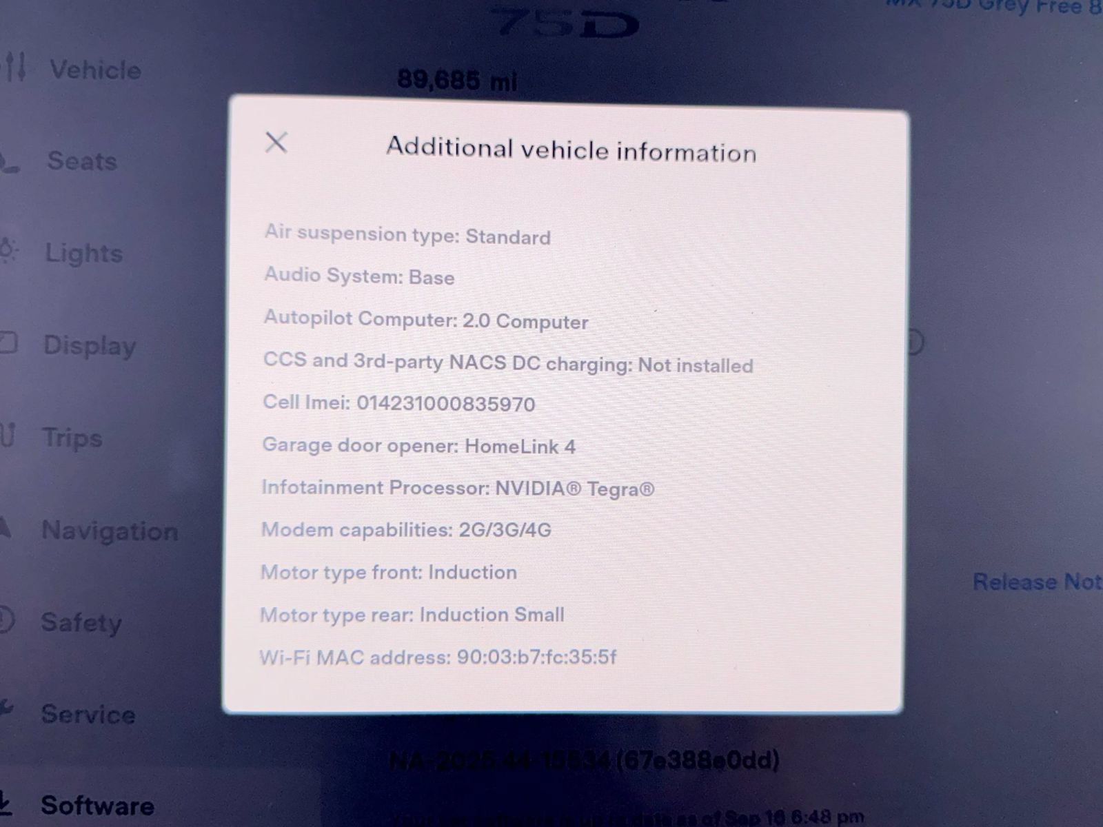 Used 2016 Tesla Model X 75D AWD/4WD image 13