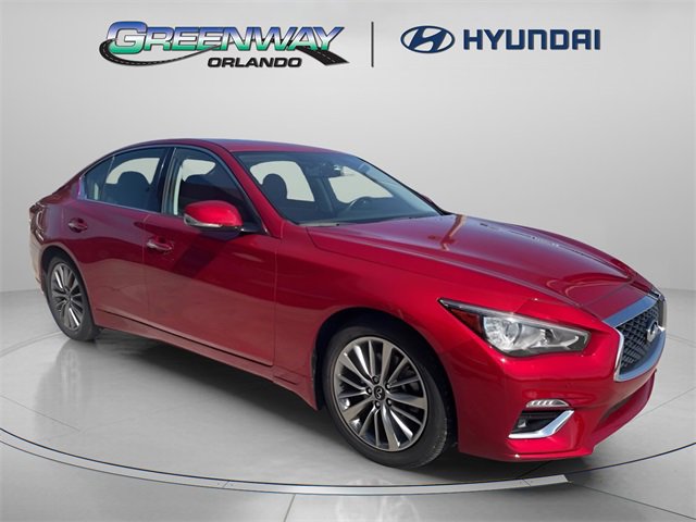 Used 2022 INFINITI Q50 Luxe w/ Cargo Package