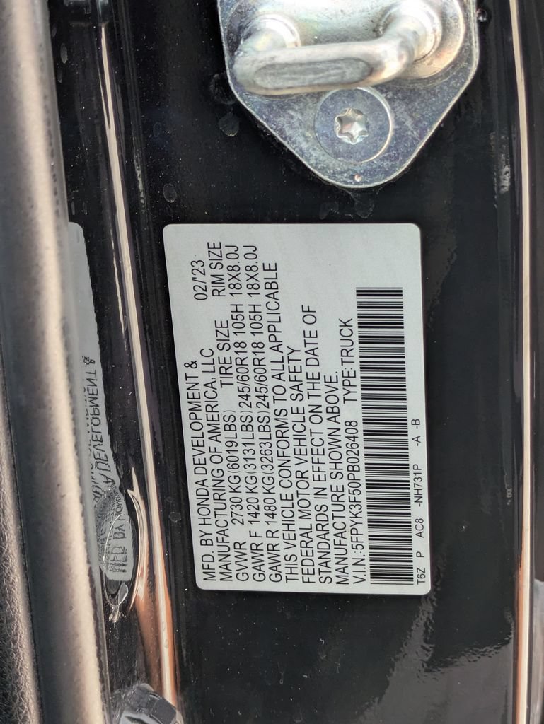 Used 2023 Honda Ridgeline RTL image 22