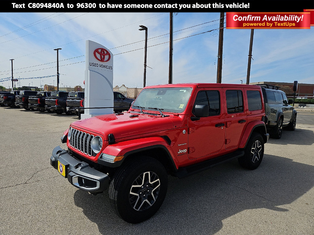 Used 2024 Jeep Wrangler Sahara image 1