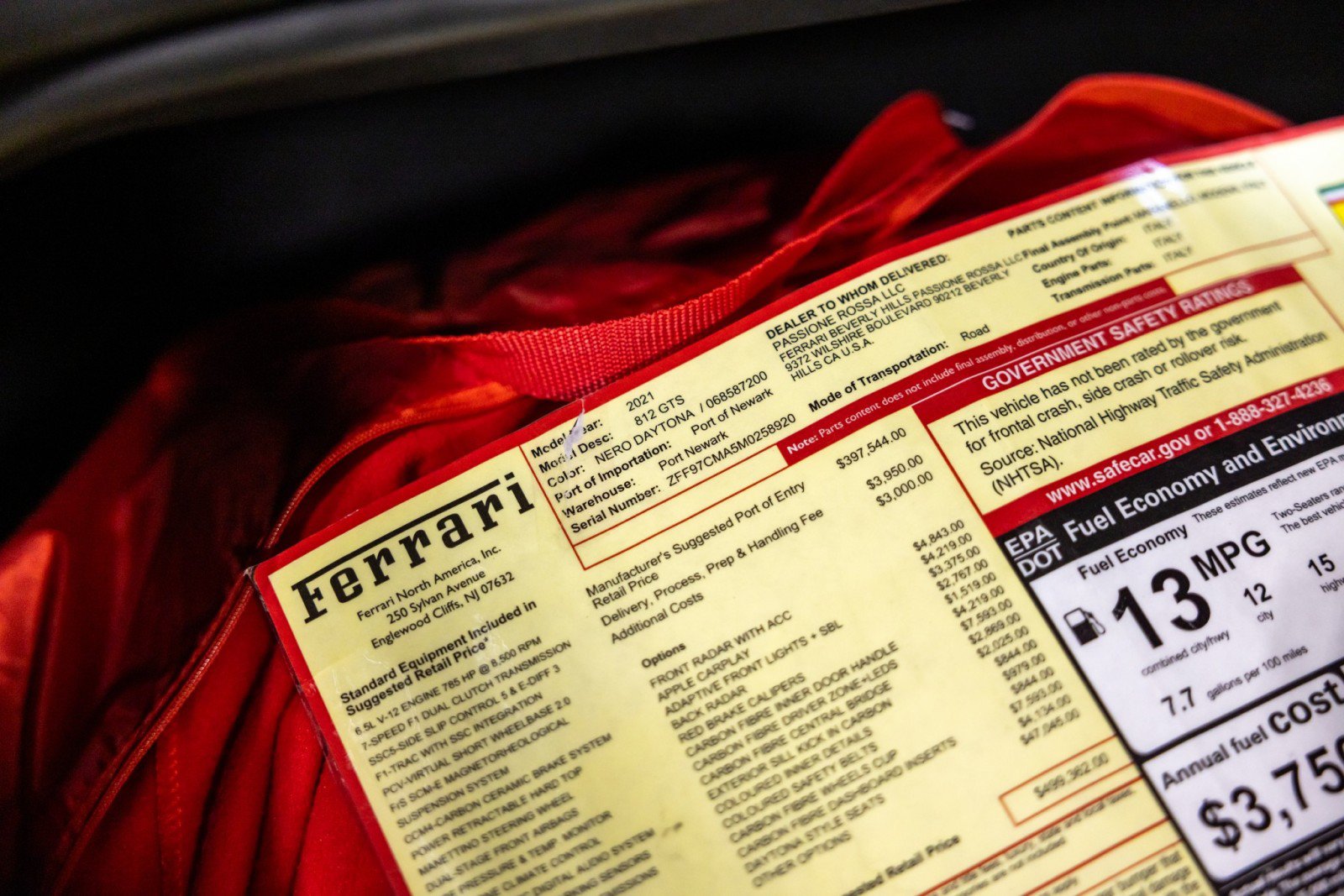 Used 2021 Ferrari 812 GTS RWD image 55