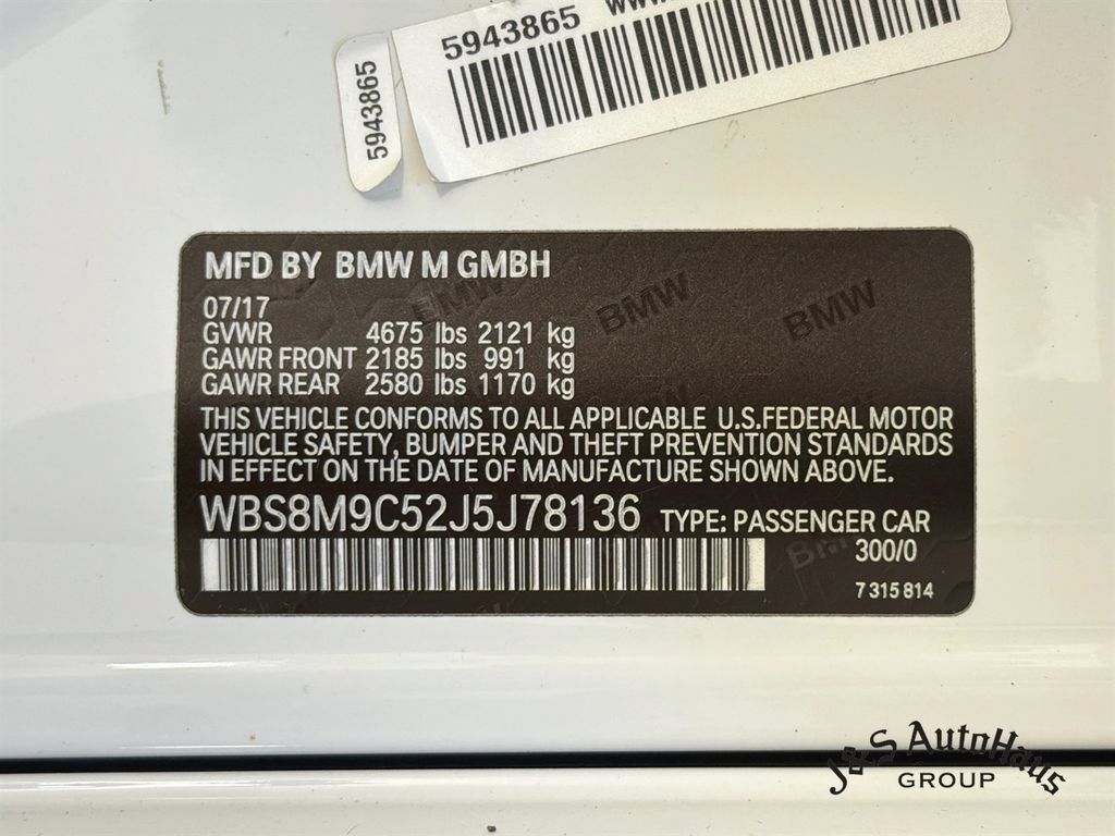 Used 2018 BMW M3 RWD image 39