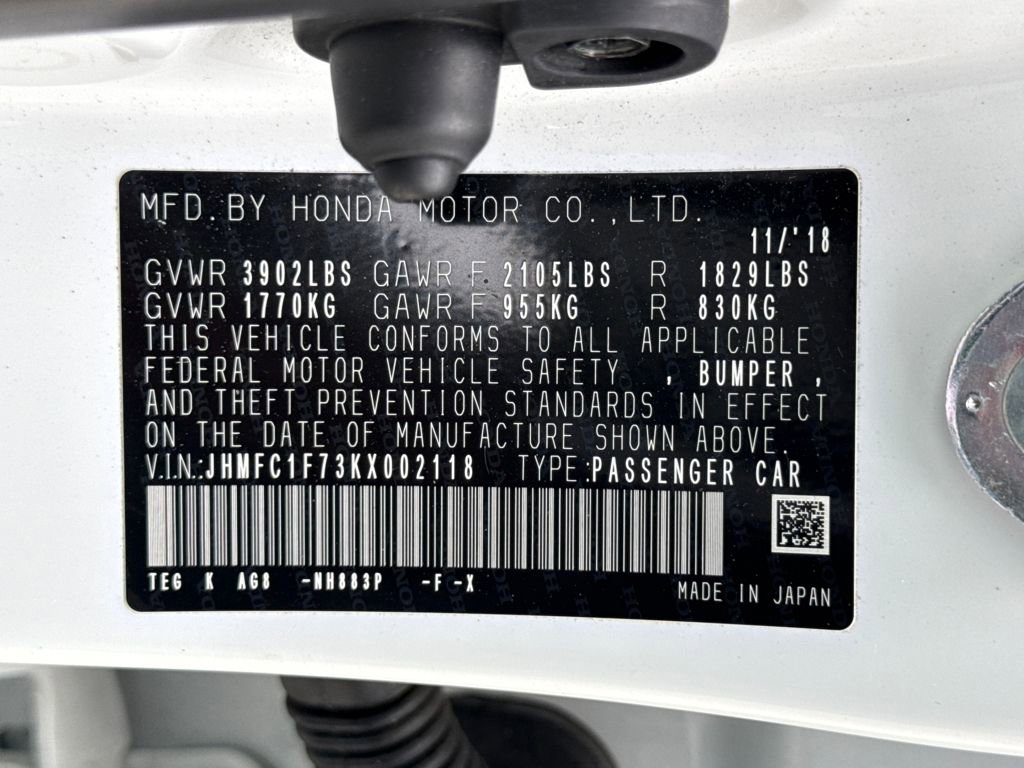 Used 2019 Honda Civic EX-L image 30