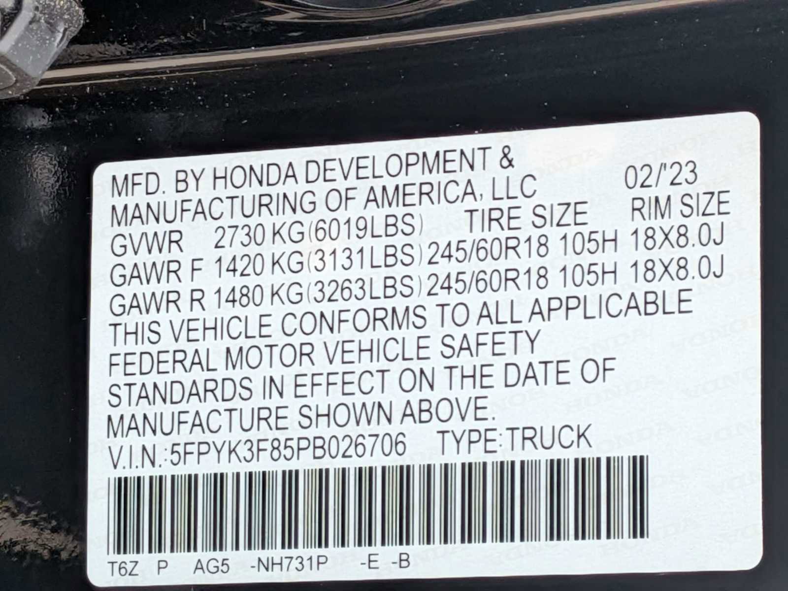 Used 2023 Honda Ridgeline Black Edition image 31