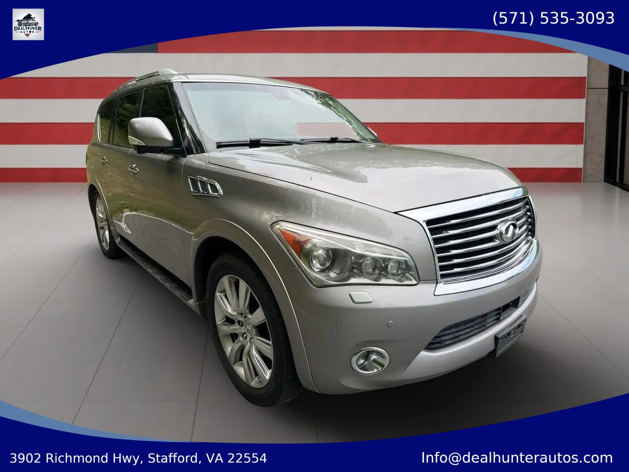 Used 2012 INFINITI QX56 4WD w/ Deluxe Touring Pkg image 3