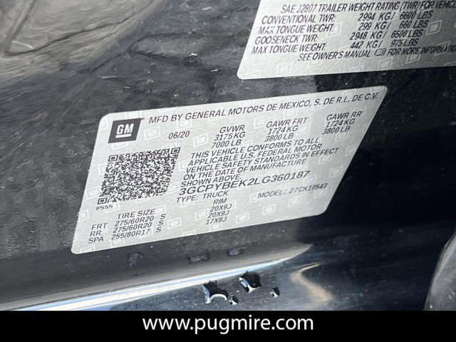 Used 2020 Chevrolet Silverado 1500 Custom w/ Custom Convenience Package image 33