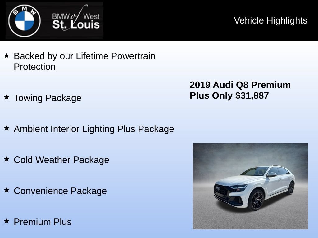 Used 2019 Audi Q8 Premium Plus w/ Premium Plus AWD/4WD image 8