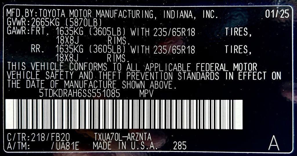 Certified 2025 Toyota Highlander LE image 25