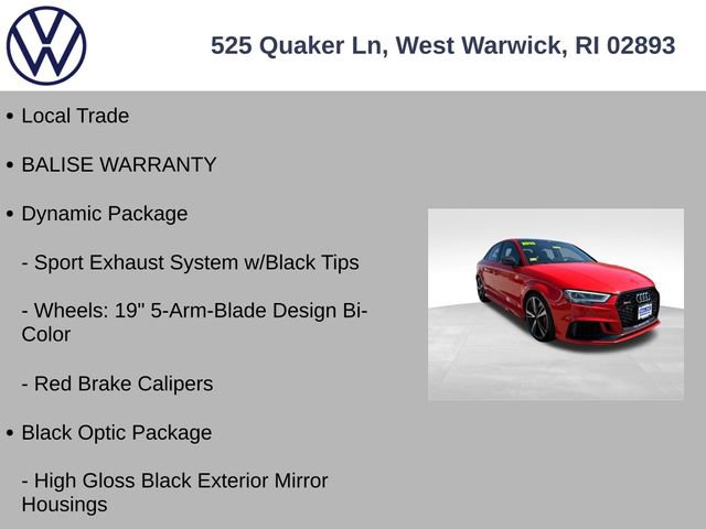 Used 2018 Audi RS 3 AWD/4WD image 6