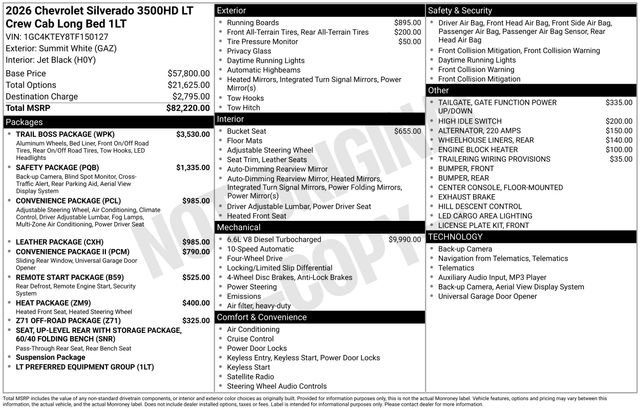 New 2026 Chevrolet Silverado 3500 LT w/ Trail Boss Package image 28
