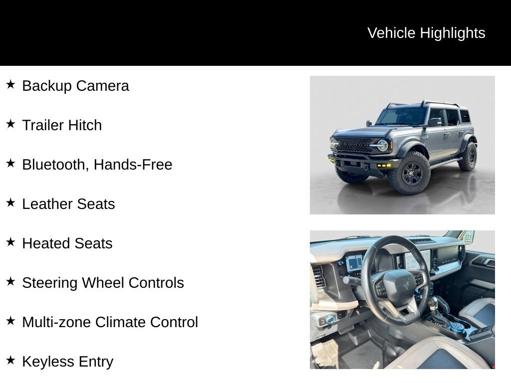 Certified 2023 Ford Bronco Wildtrak AWD/4WD image 11