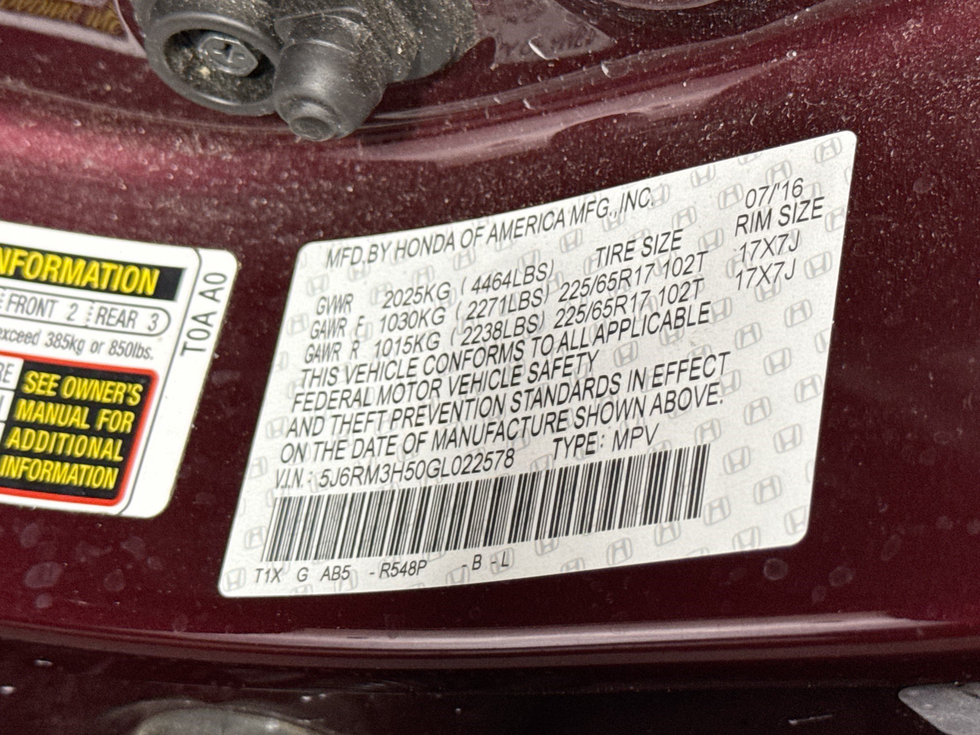 Used 2016 Honda CR-V EX image 40