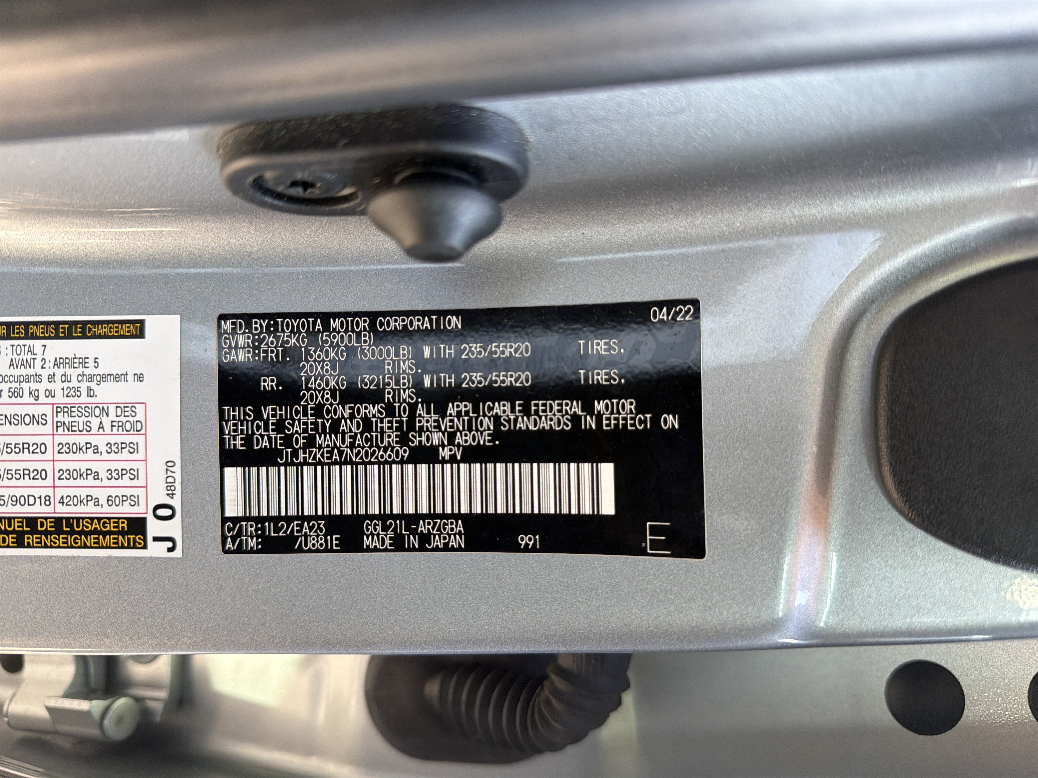 Used 2022 Lexus RX 350L FWD w/ Premium Package image 50