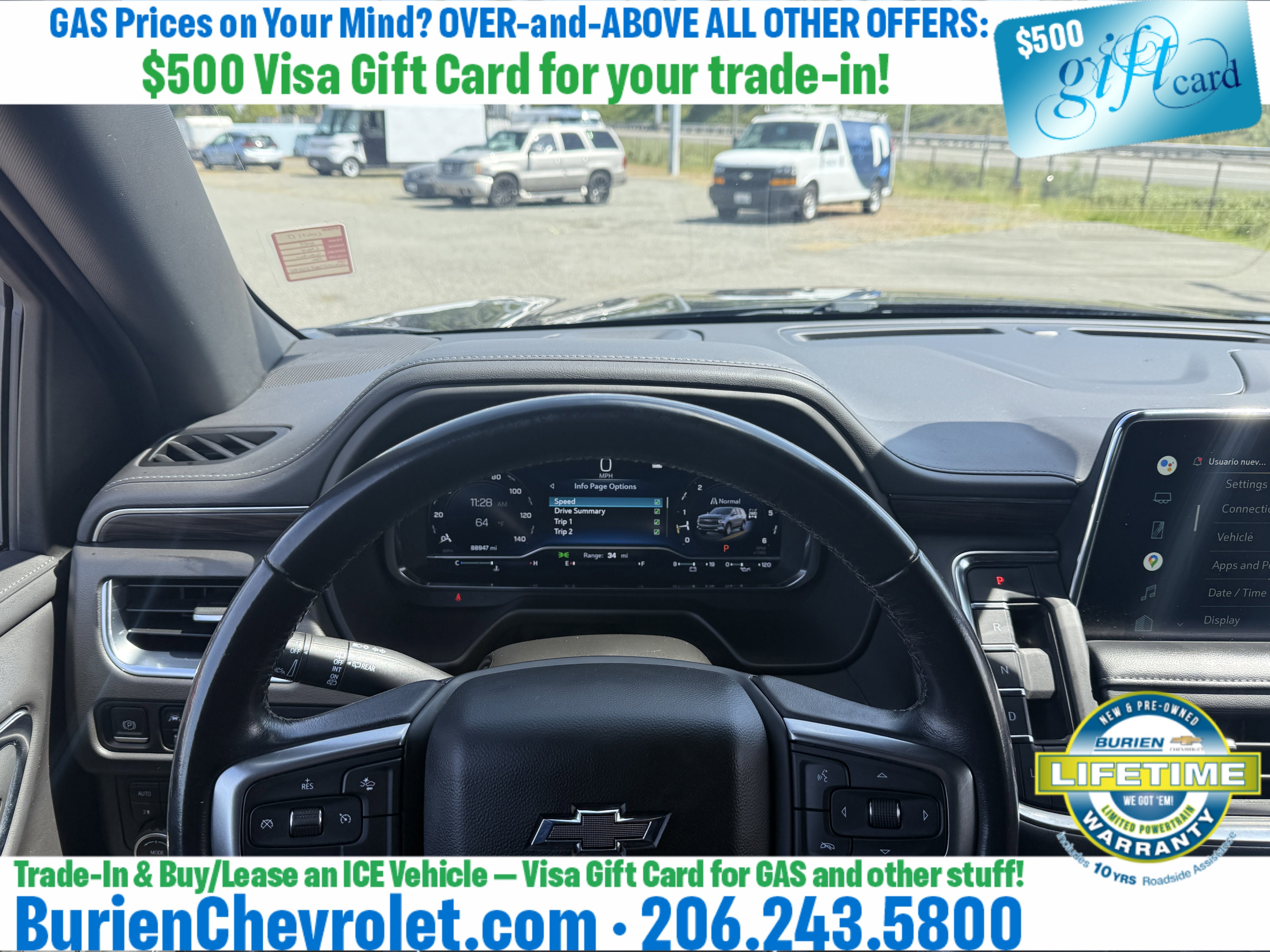 Used 2022 Chevrolet Suburban Z71 AWD/4WD image 13