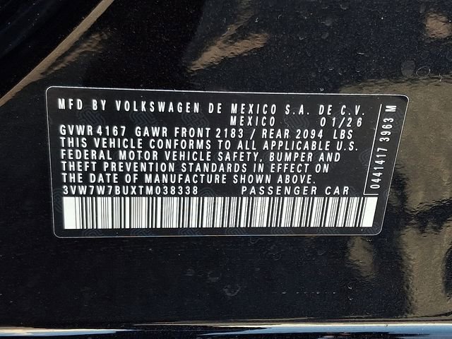 New 2026 Volkswagen Jetta SE image 11