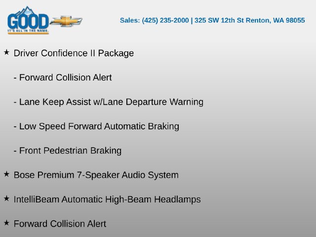 Used 2018 Chevrolet Bolt Premier w/ Driver Confidence II Package FWD image 10