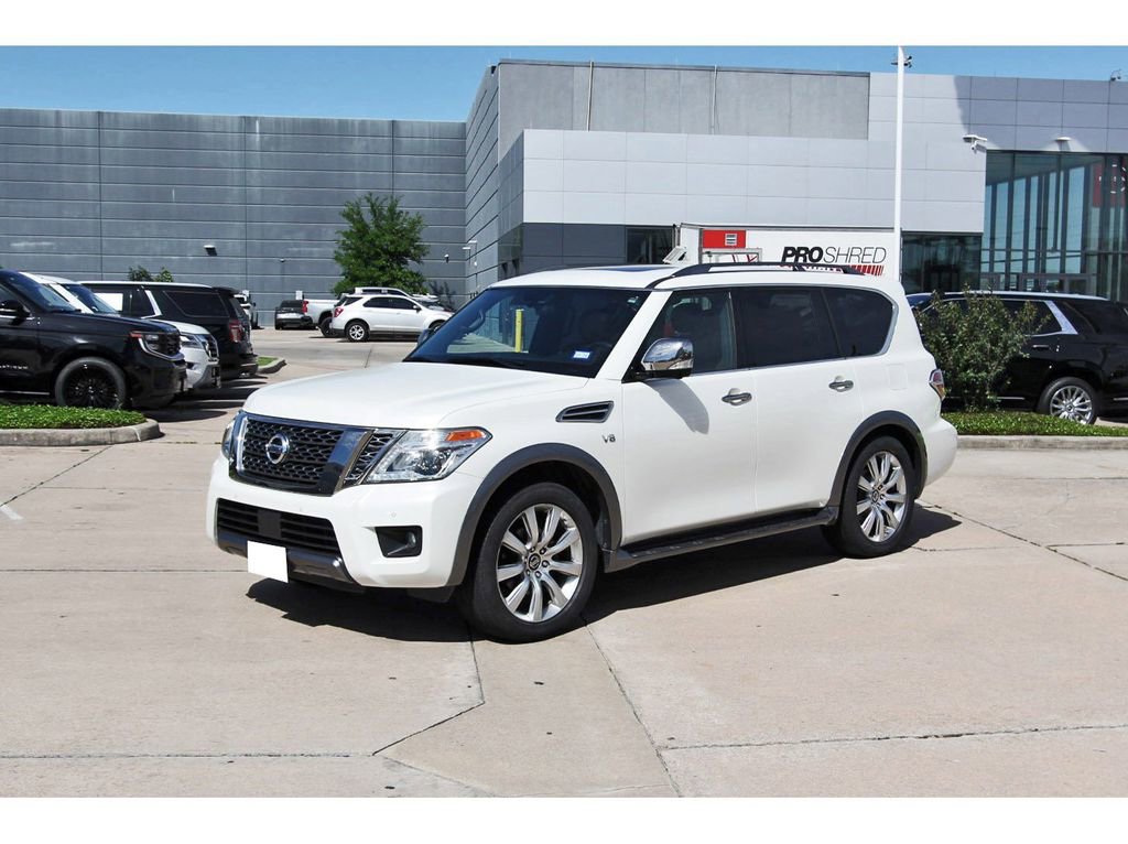 Used 2018 Nissan Armada Platinum w/ Captain Seat Package image 2