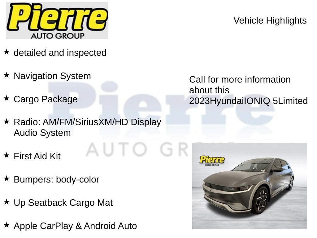 Used 2023 Hyundai Ioniq 5 Limited w/ Cargo Package RWD image 7