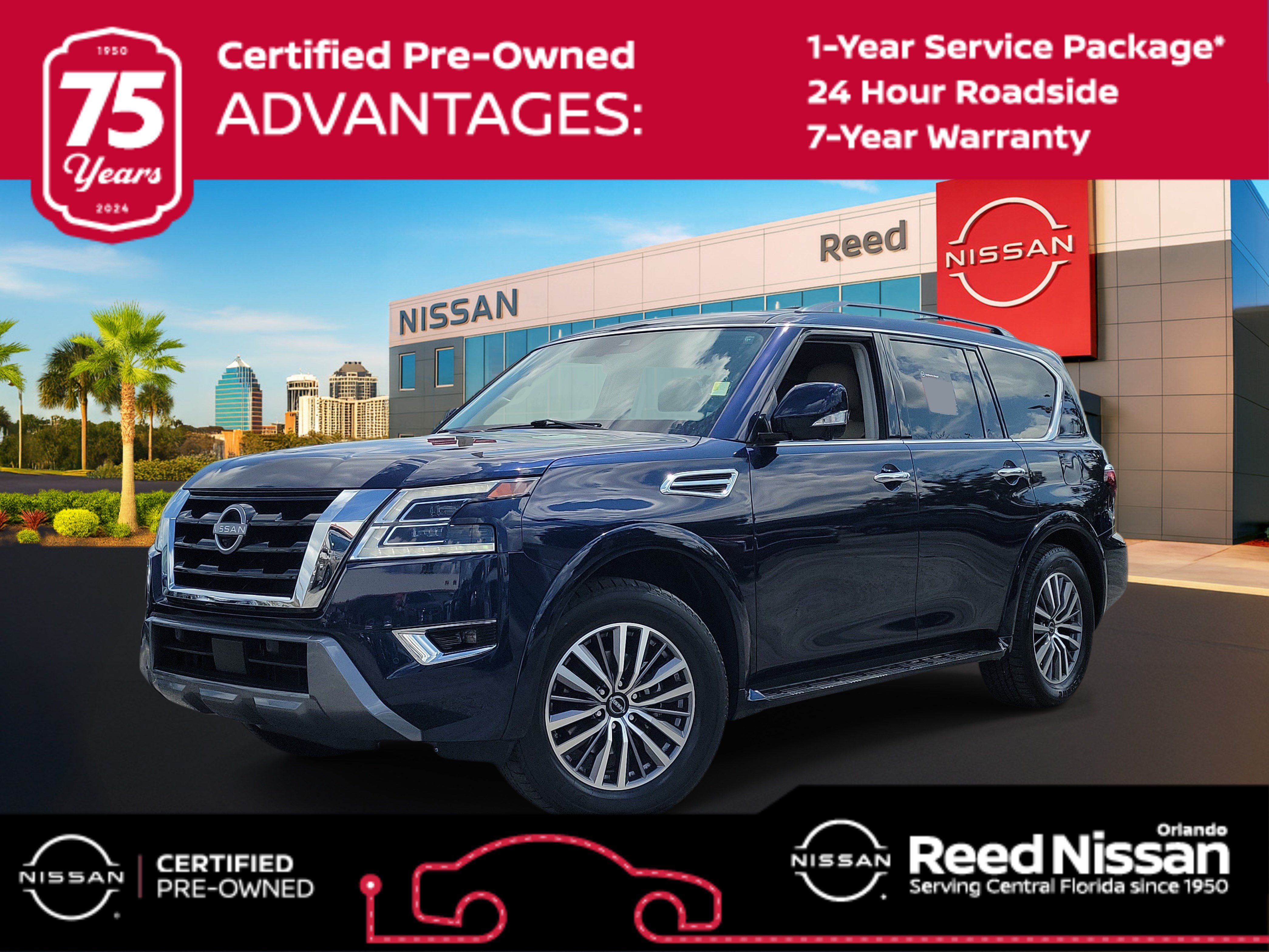 Certified 2023 Nissan Armada SL w/ Cargo Package AWD/4WD image 1