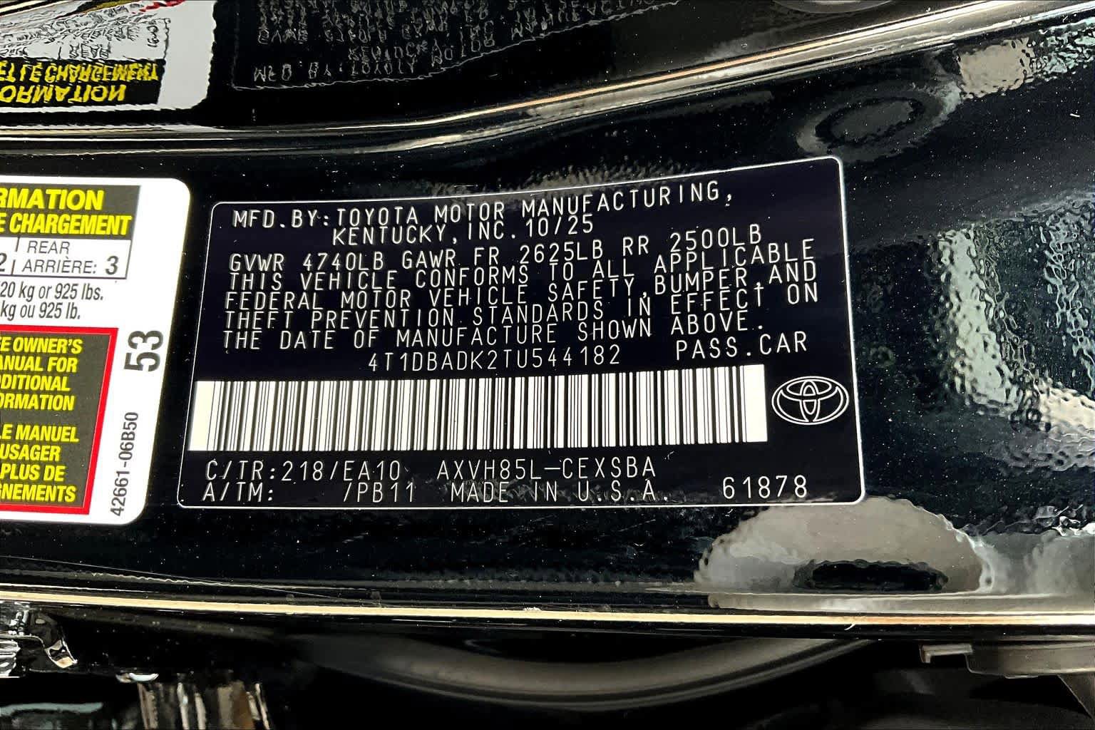 Used 2026 Toyota Camry SE w/ Convenience Package AWD/4WD image 34