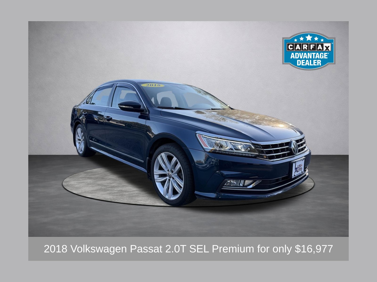 Used 2018 Volkswagen Passat 2.0T SEL Premium