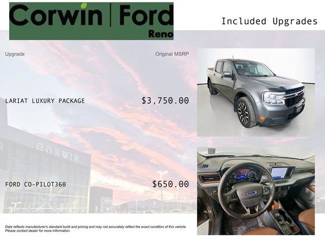 Certified 2022 Ford Maverick Lariat w/ Lariat Luxury Package FWD image 3