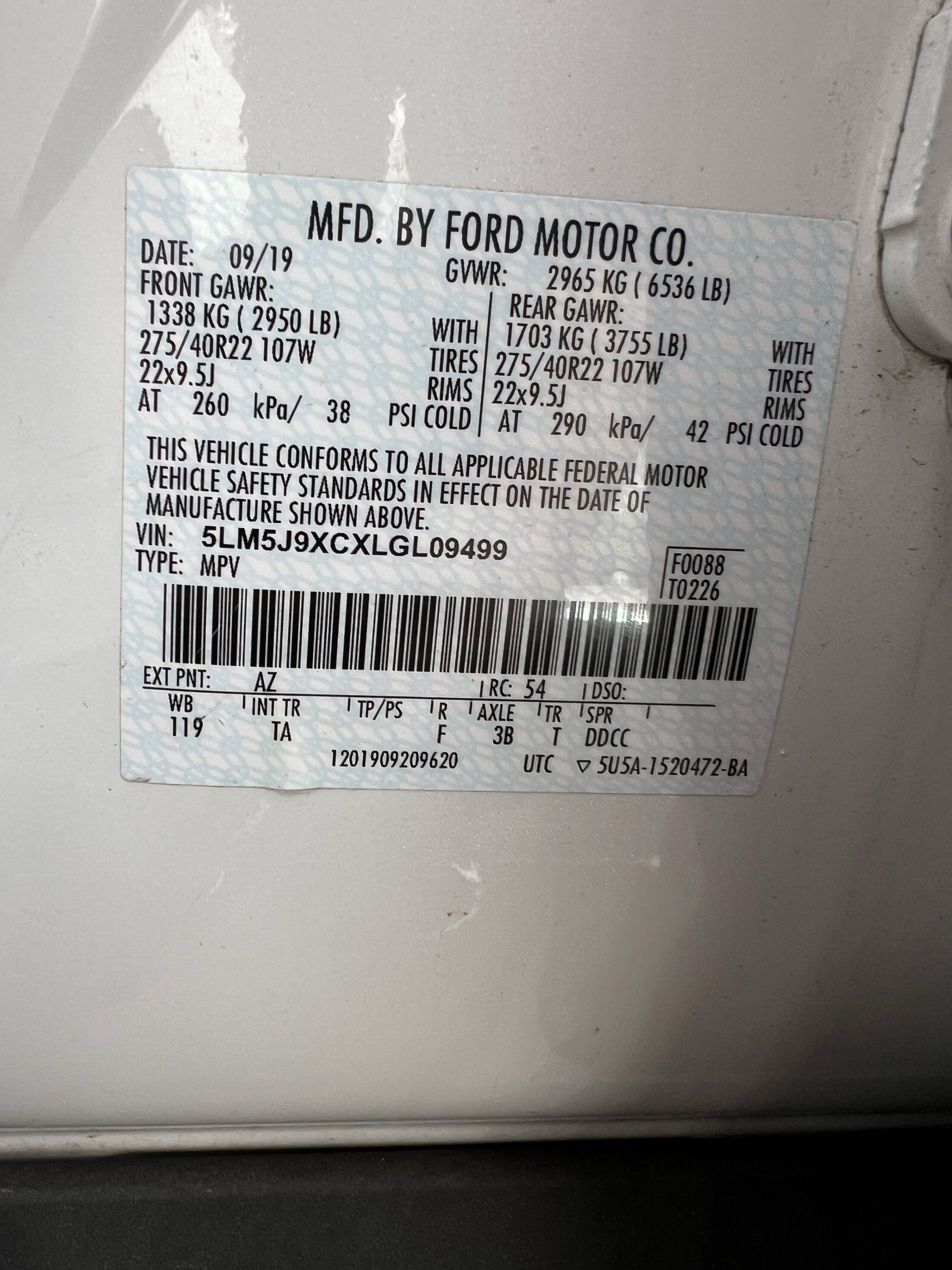 Used 2020 Lincoln Aviator Black Label image 37