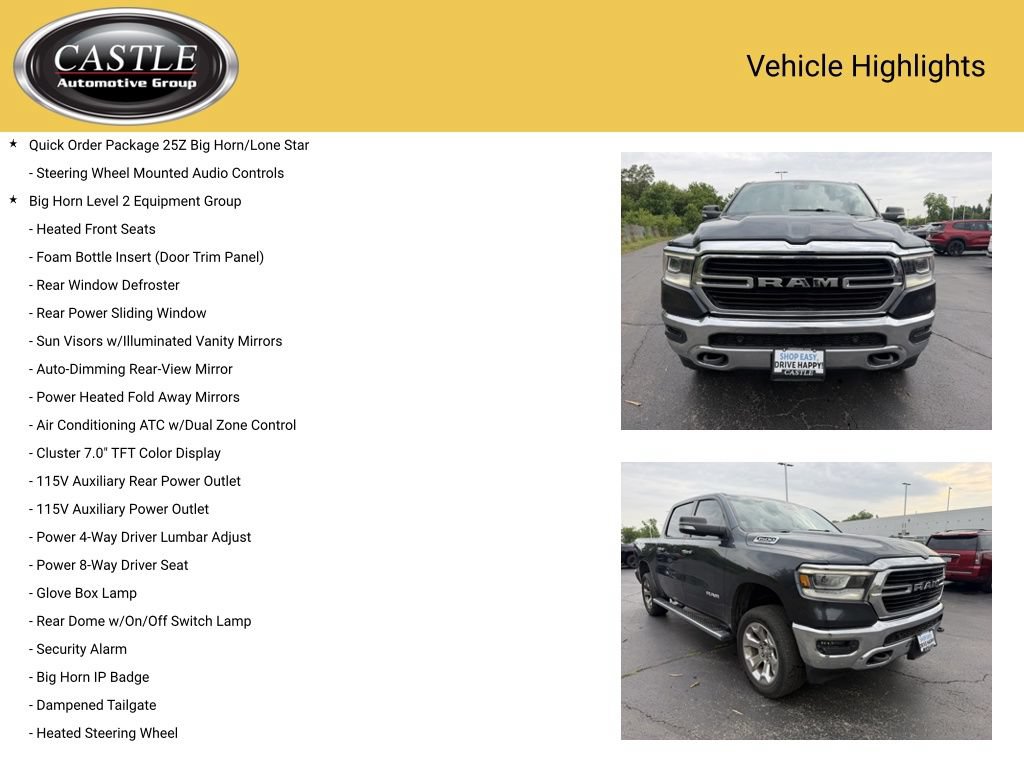Used 2019 RAM 1500 Big Horn AWD/4WD image 4