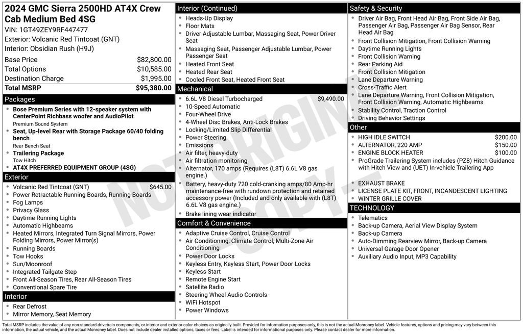 Used 2024 GMC Sierra 2500 AT4X AWD/4WD image 33