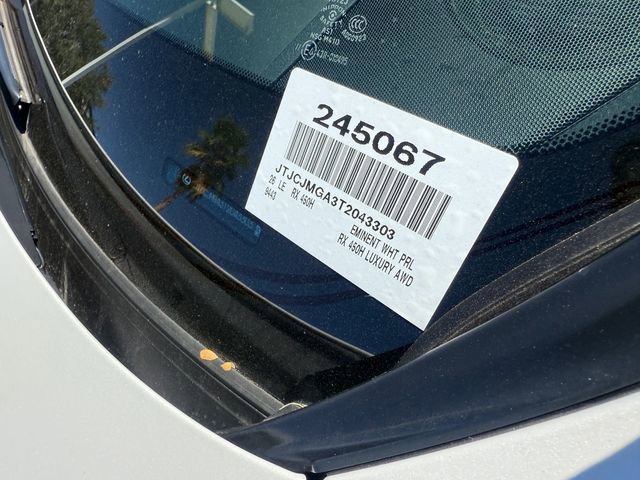 New 2026 Lexus RX 450h AWD image 27