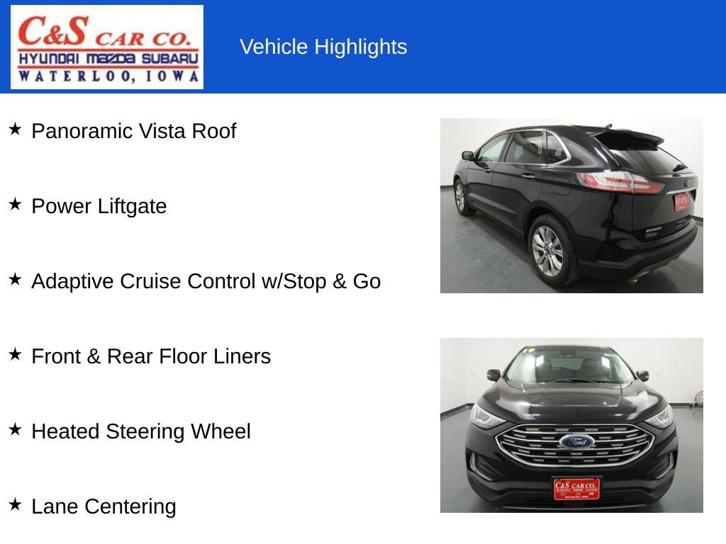 Used 2019 Ford Edge Titanium w/ Cold Weather Package AWD/4WD image 13