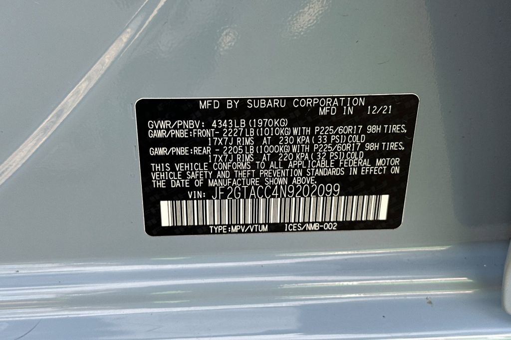 Used 2022 Subaru Crosstrek 2.0i Premium image 28