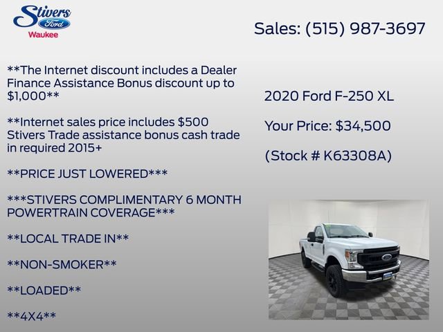 Used 2020 Ford F250 XL w/ Power Equipment Group image 21