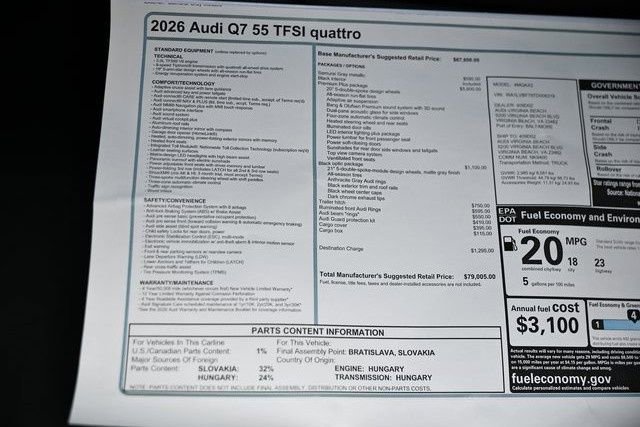 New 2026 Audi Q7 3.0T Premium Plus image 40