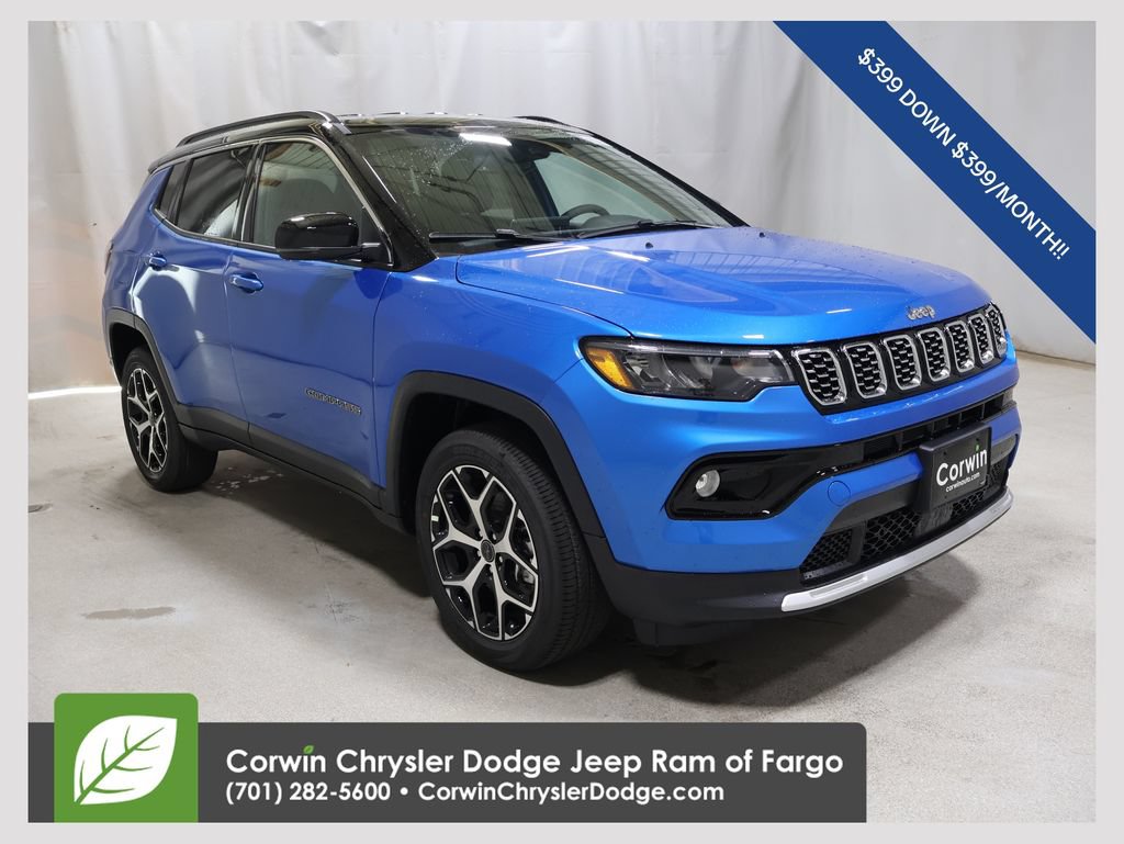 New 2026 Jeep Compass Limited AWD/4WD 360° Tour