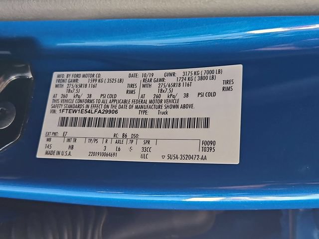Used 2020 Ford F150 Lariat w/ Equipment Group 502A Luxury AWD/4WD image 32