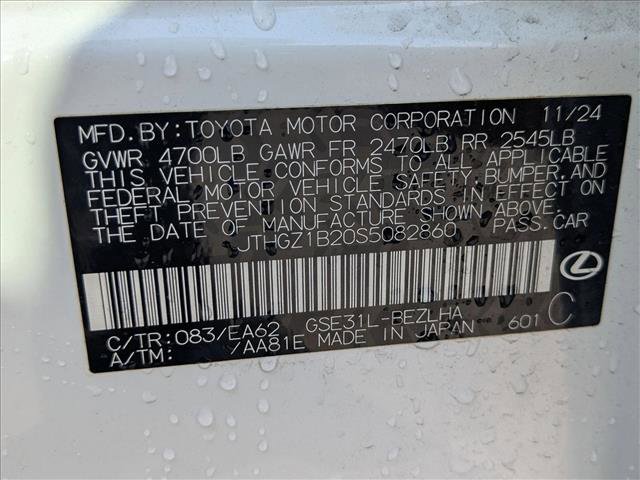 Certified 2025 Lexus IS 350 F Sport w/ Navigation Package image 25