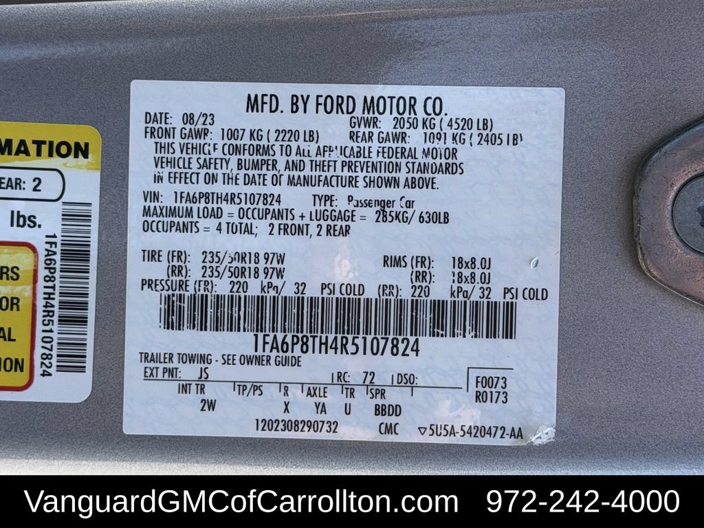 Used 2024 Ford Mustang Coupe RWD image 31
