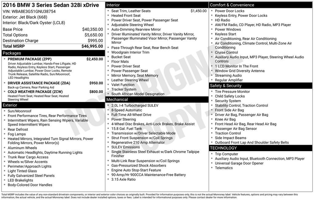 Used 2016 BMW 328i xDrive Sedan image 40