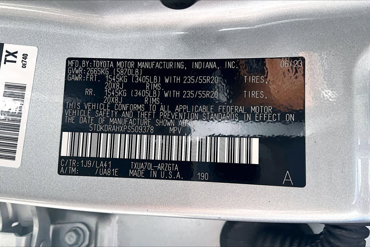 Used 2023 Toyota Highlander Platinum FWD image 33