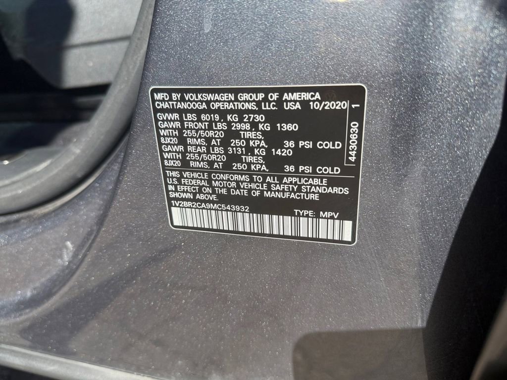 Used 2021 Volkswagen Atlas SEL image 37