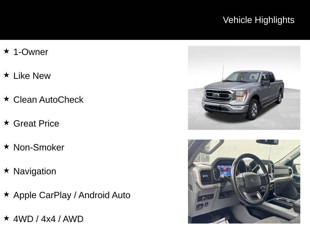 Used 2022 Ford F150 XLT w/ Equipment Group 301A Mid image 2