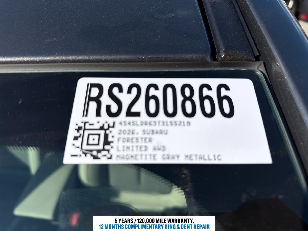 New 2026 Subaru Forester Limited AWD/4WD image 12