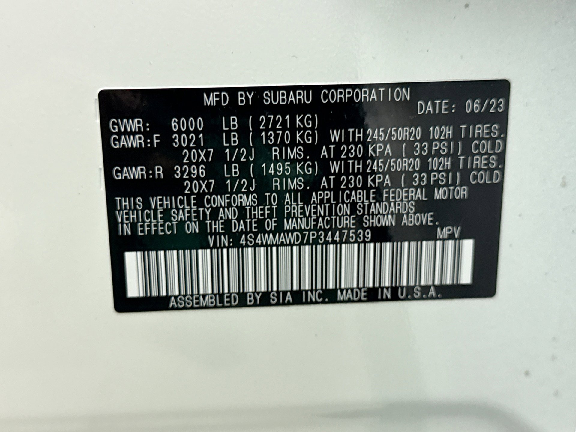 Used 2023 Subaru Ascent Touring image 27