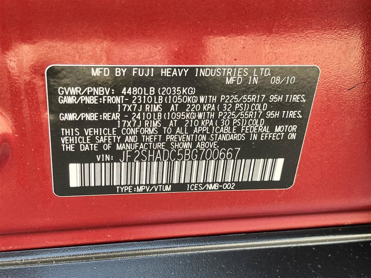 Used 2011 Subaru Forester 2.5X Premium w/ All-Weather Pkg AWD/4WD image 12