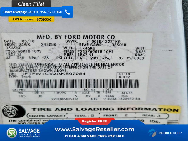Used 2010 Ford F150 2WD SuperCrew image 16