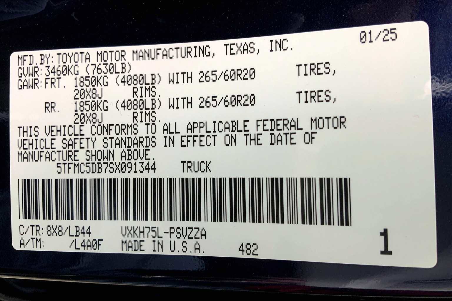 New 2025 Toyota Tundra 1794 Edition image 21