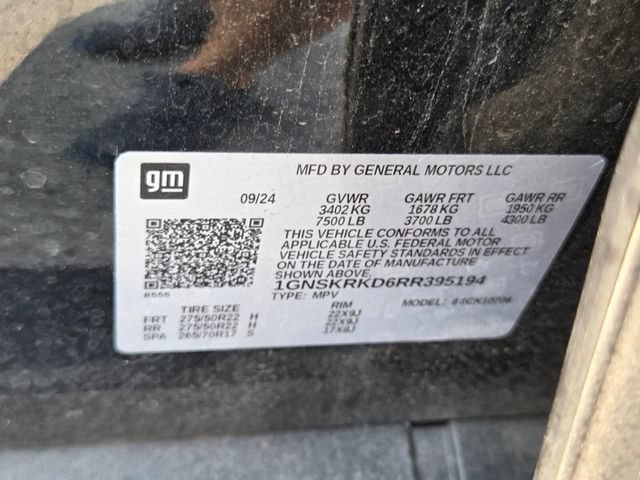 Used 2024 Chevrolet Tahoe RST w/ Luxury Package AWD/4WD image 25