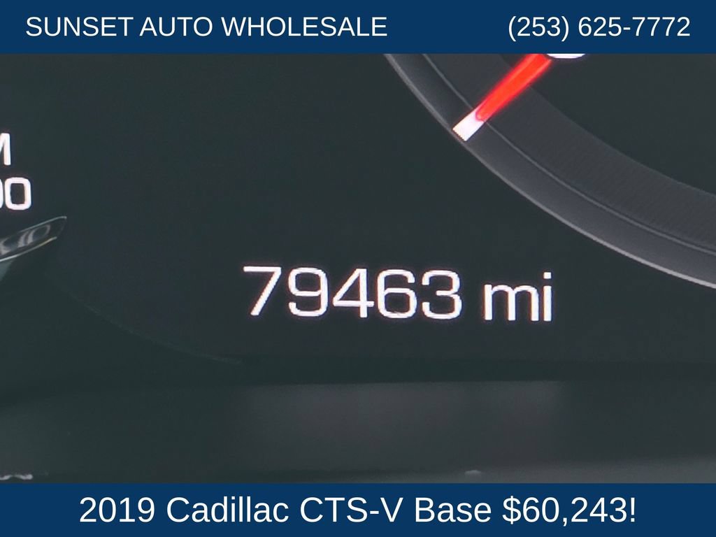 Used 2019 Cadillac CTS V w/ Carbon Fiber Package RWD image 28