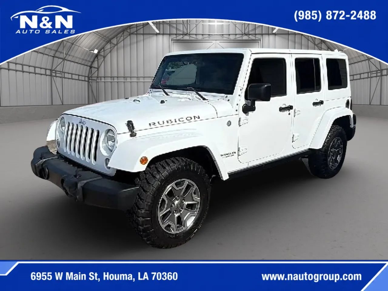 Used 2015 Jeep Wrangler Unlimited Rubicon w/ Connectivity Group AWD/4WD image 1